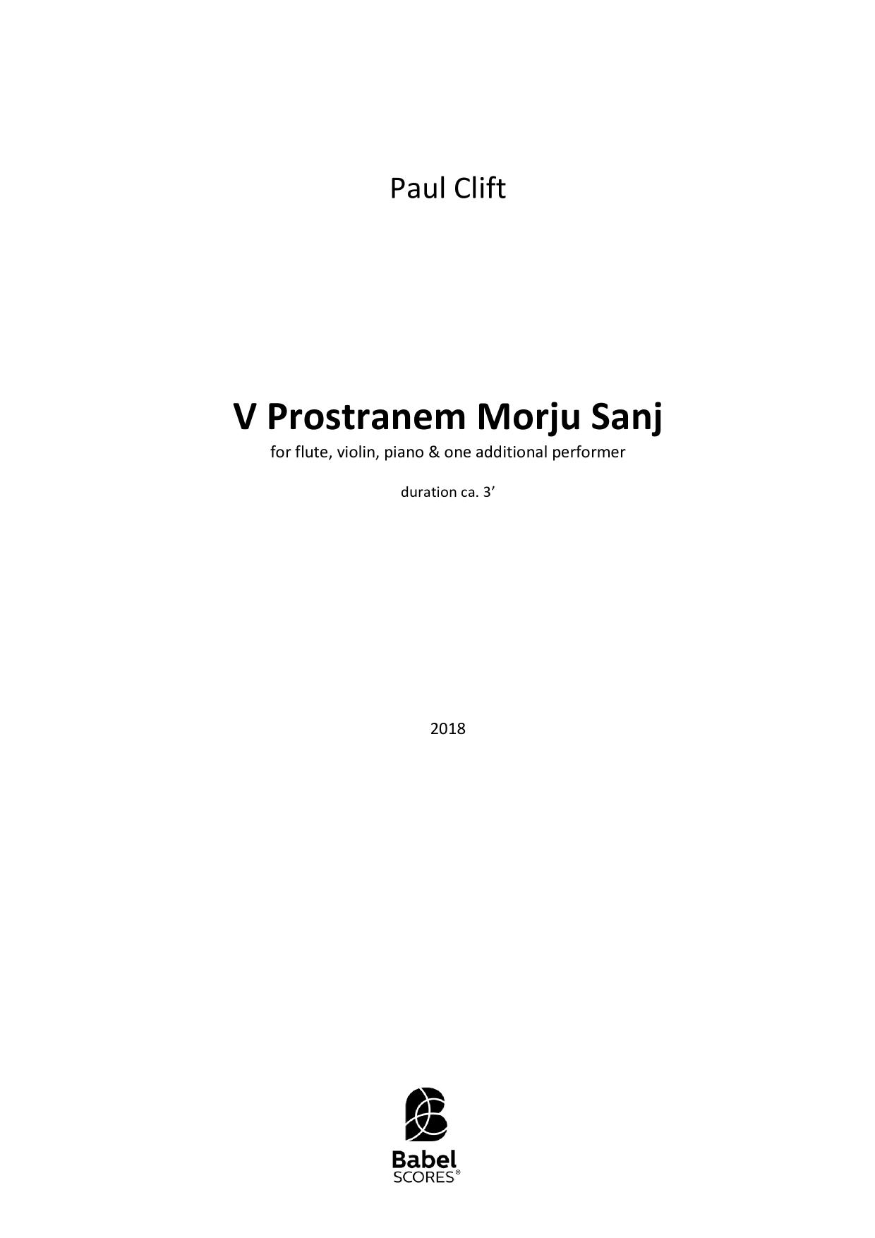 V Prostranem Morju Sanj