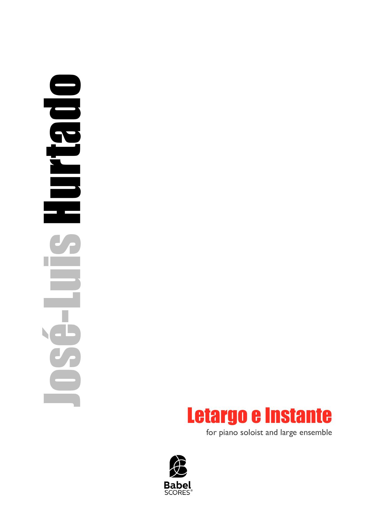 Letargo e Instante
