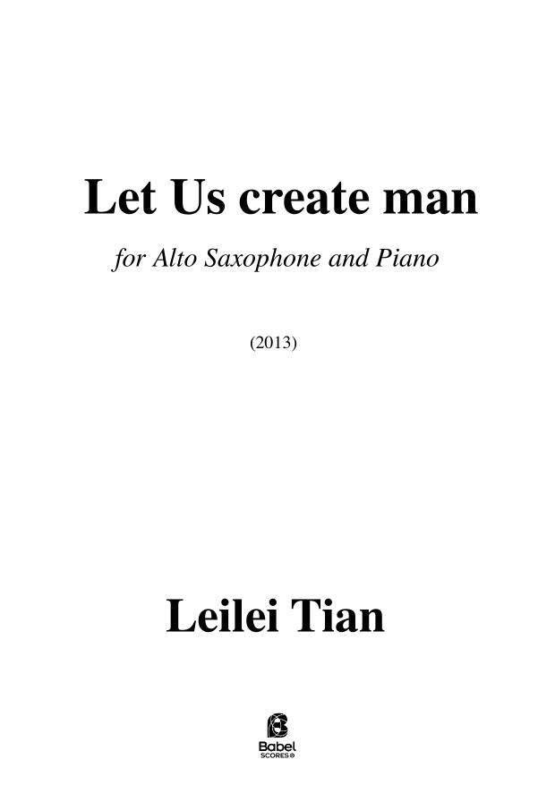 Let Us create man