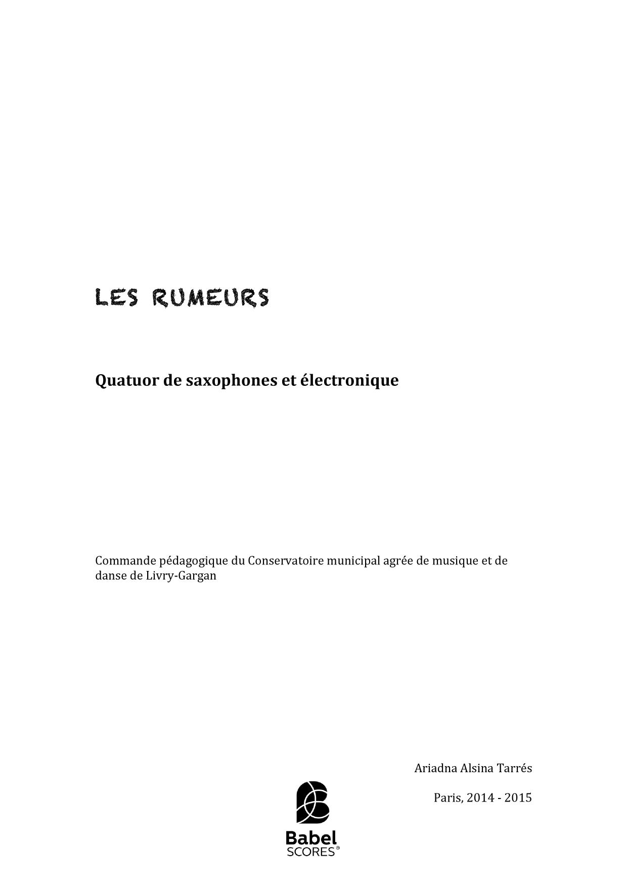 Les rumeurs