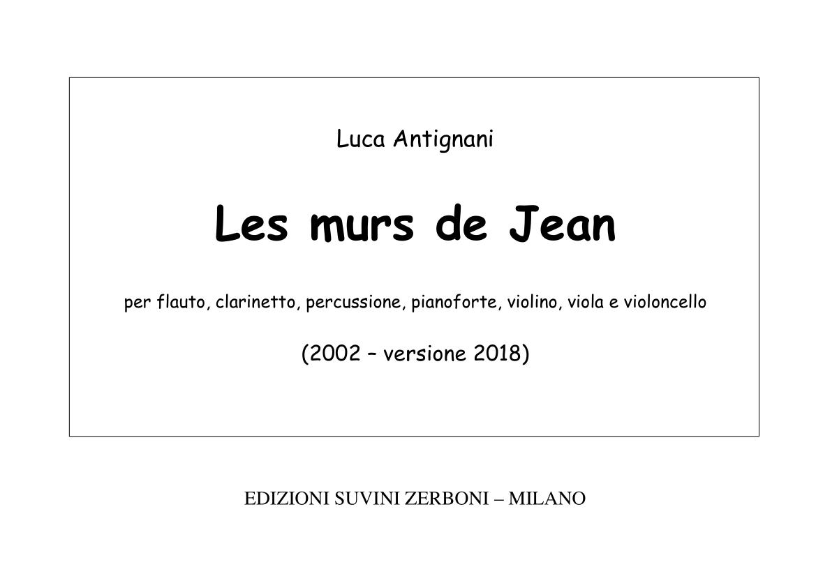 LES MURS DE JEAN