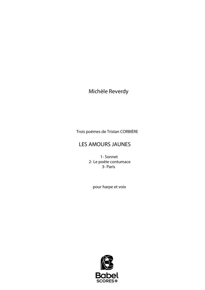 Les amours jaunes