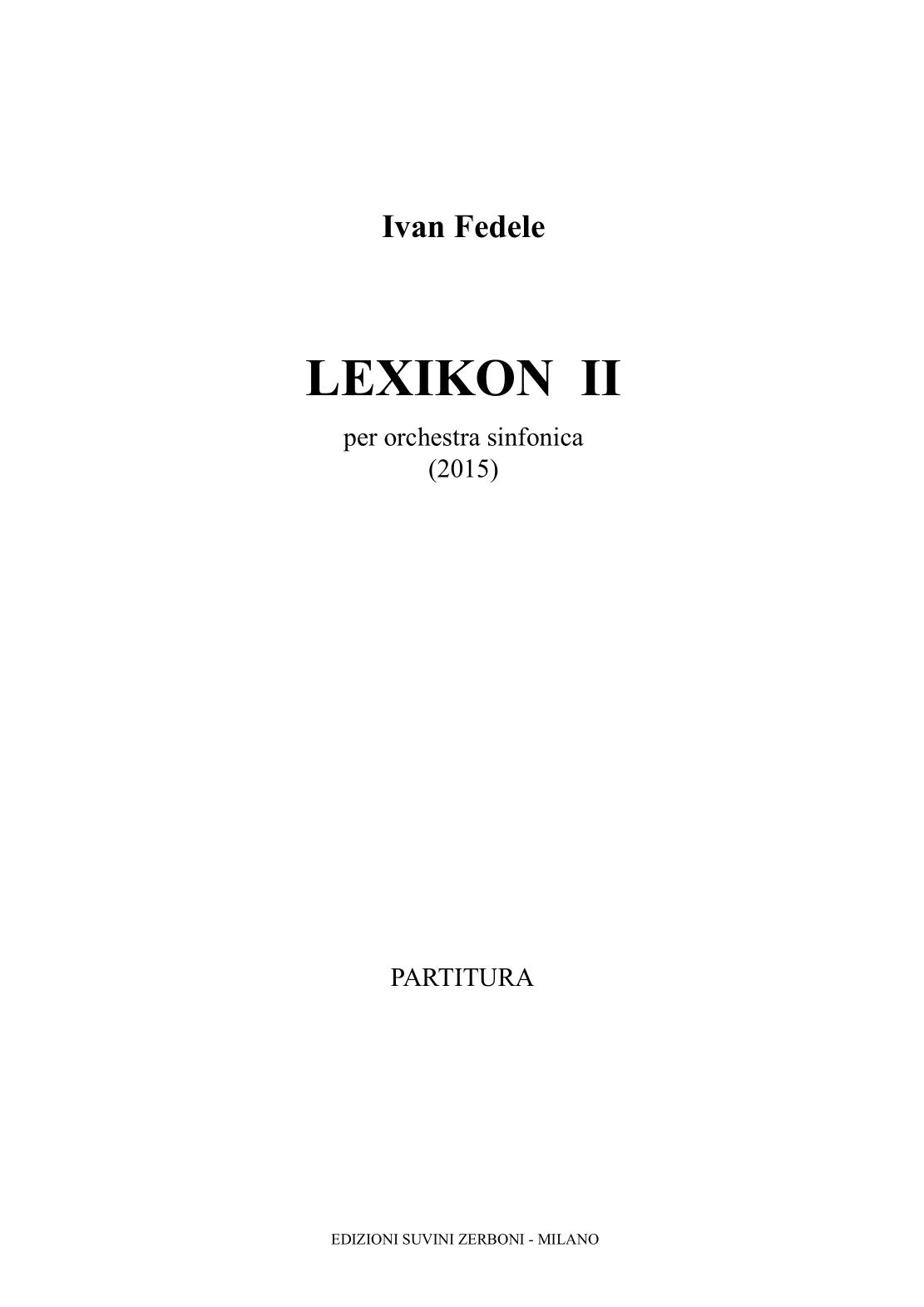 Lexikon II