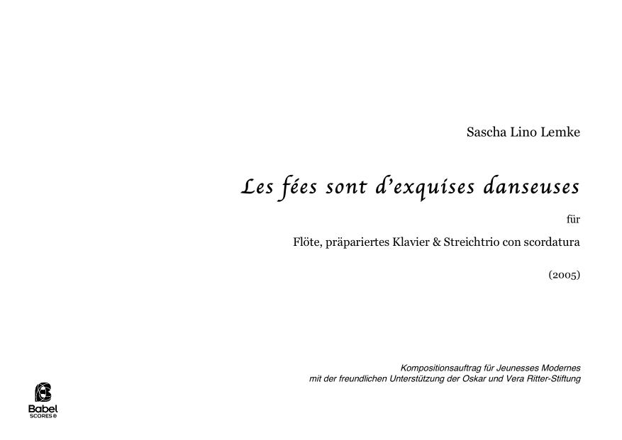 Les Fées sont d'exquises danseuses