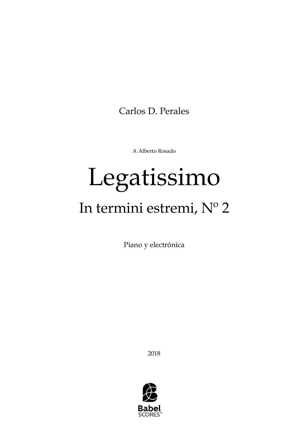 Legatissimo  In termini estremi, Nº 2