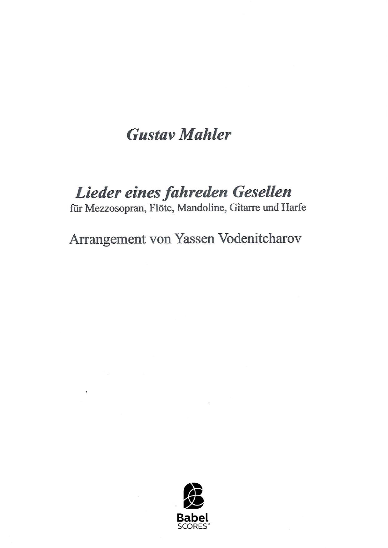 LIEDER EINES FAHREDEN GESELLEN