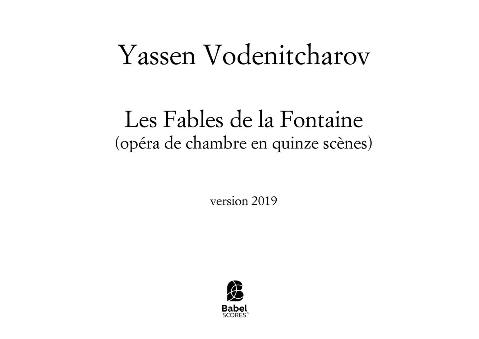 LES FABLES DE LA FONTAINE
