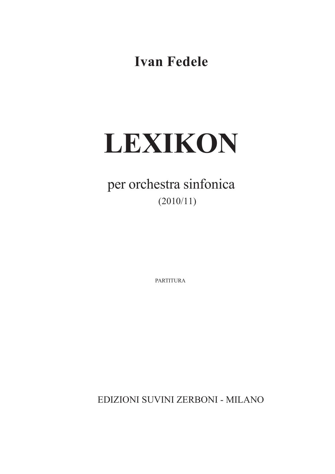 Lexikon