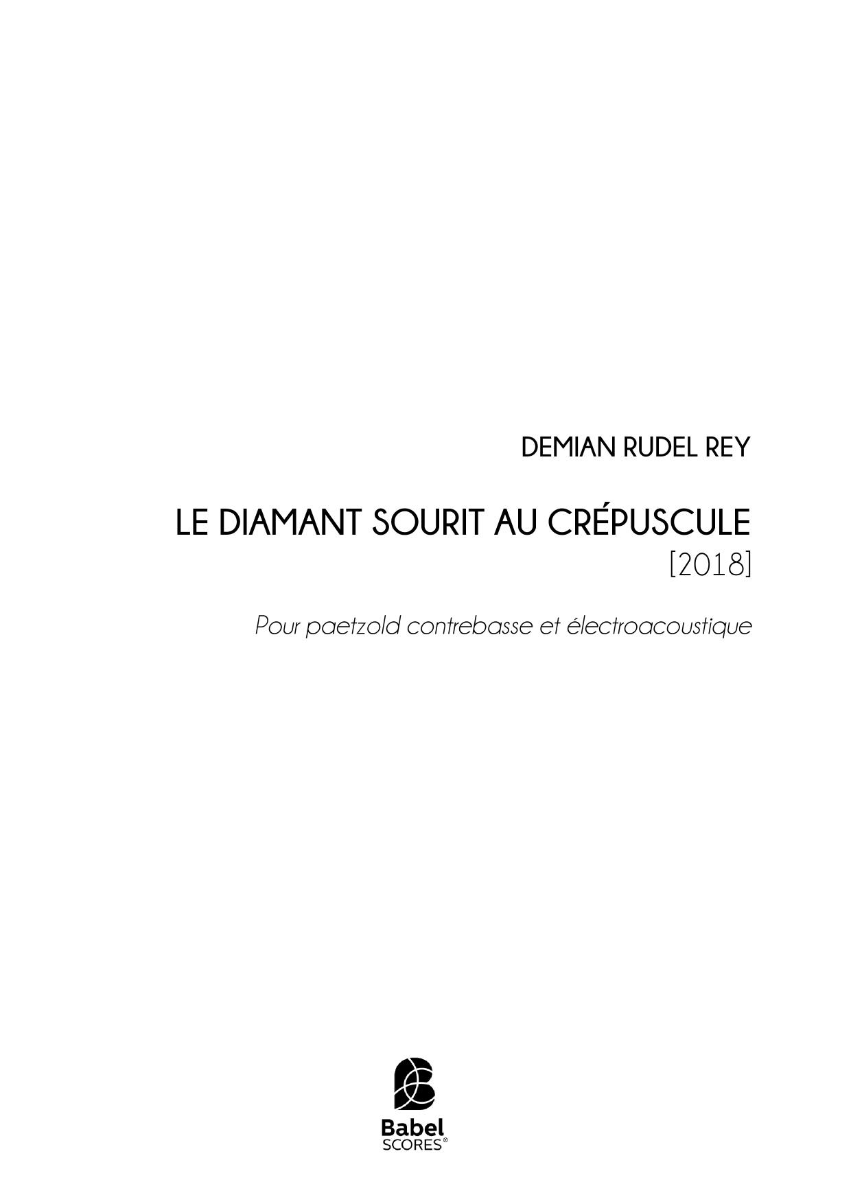 Le diamant sourit au crepuscule