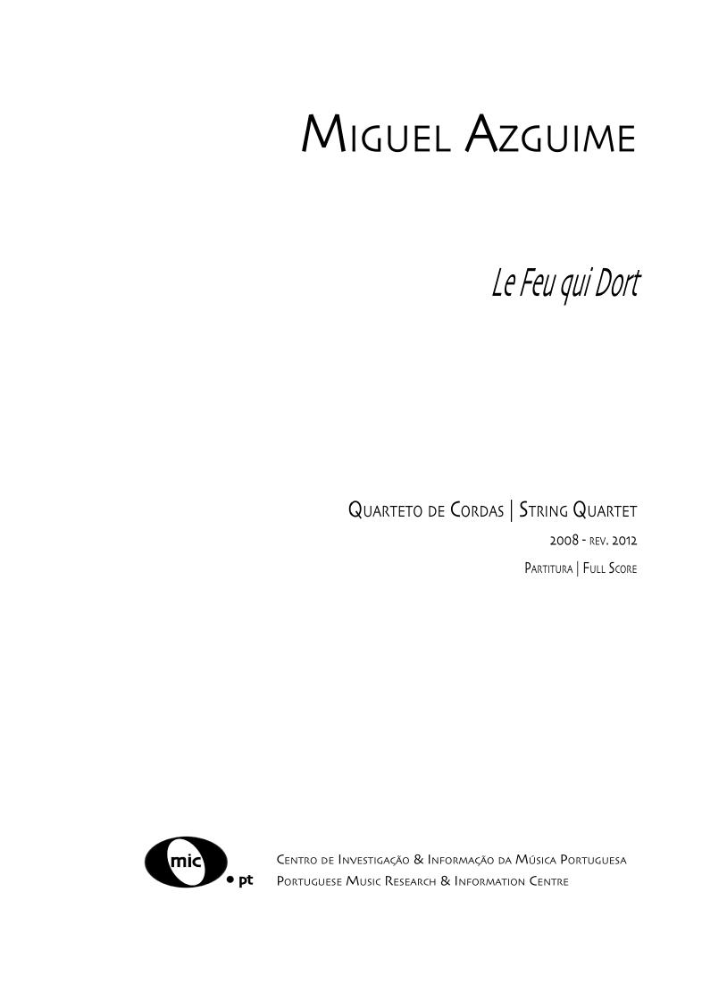 Le Feu qui Dort