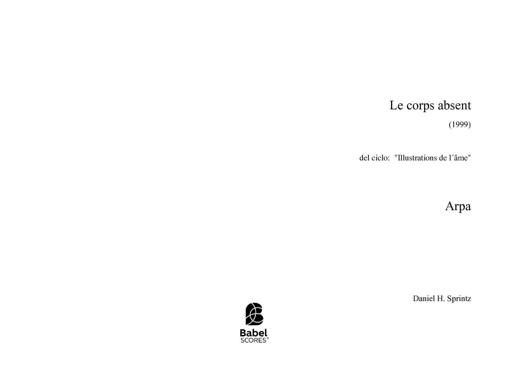 Le corps absent
