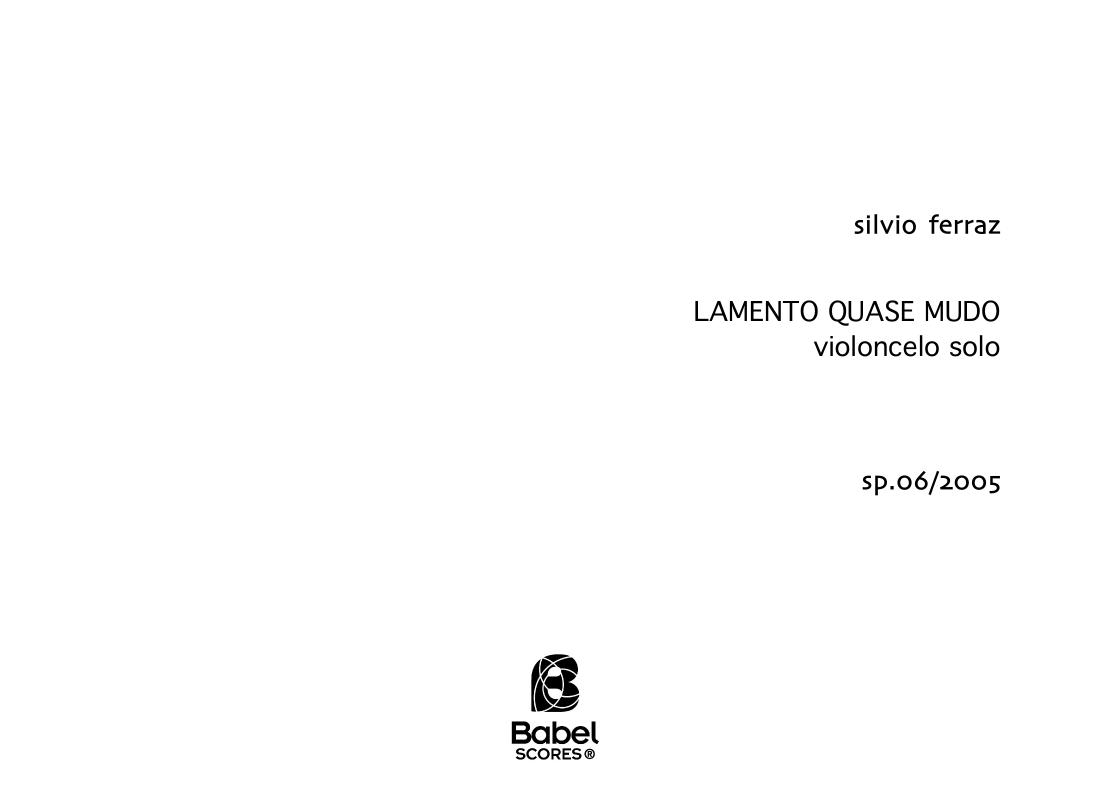 Lamento quase mudo