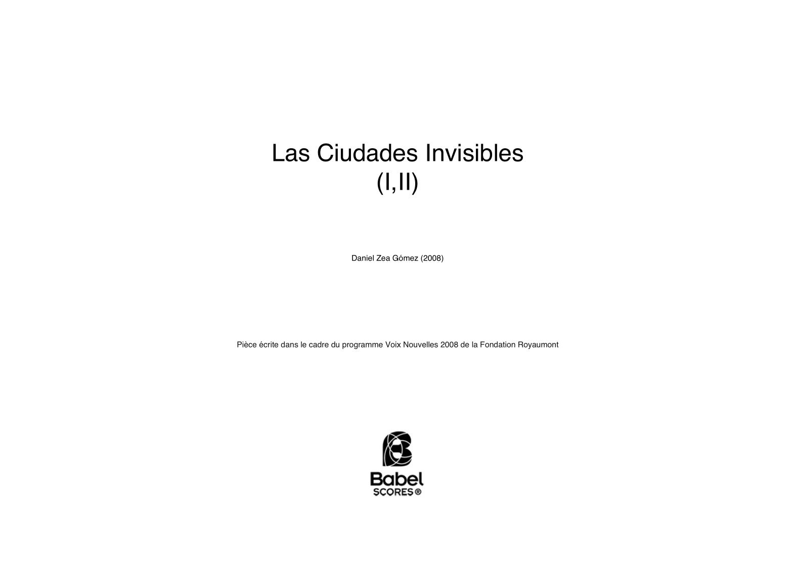 Las Ciudades Invisibles