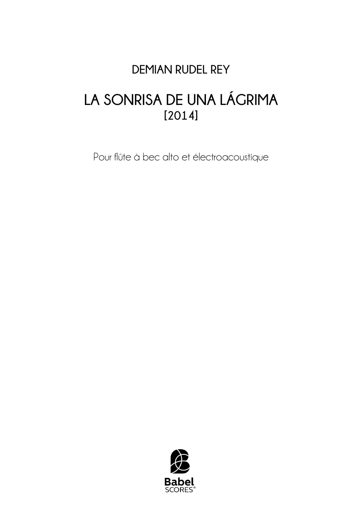 La sonrisa de una lagrima