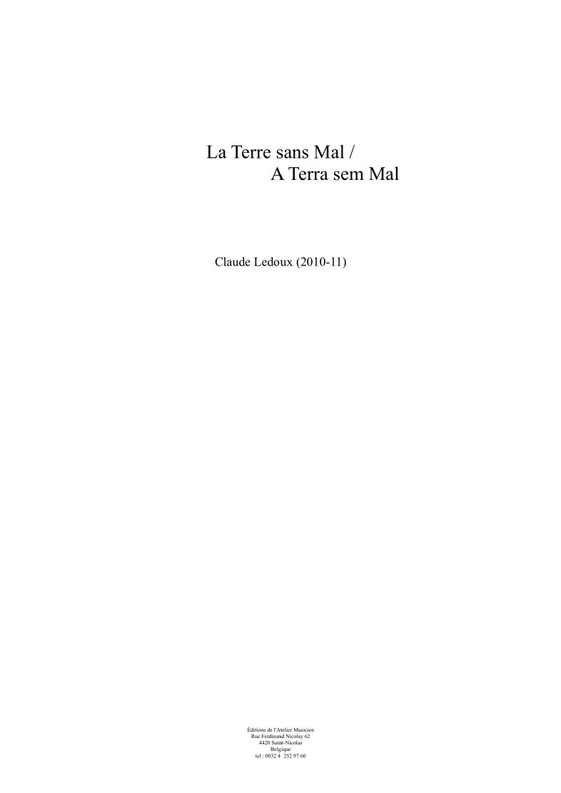 La Terre Sans Mal