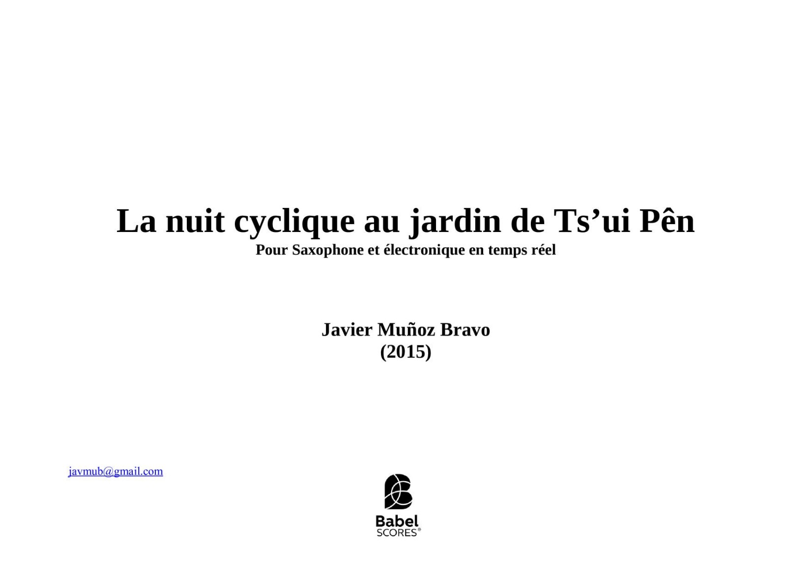 La nuit cyclique au jardin de Ts'ui Pên