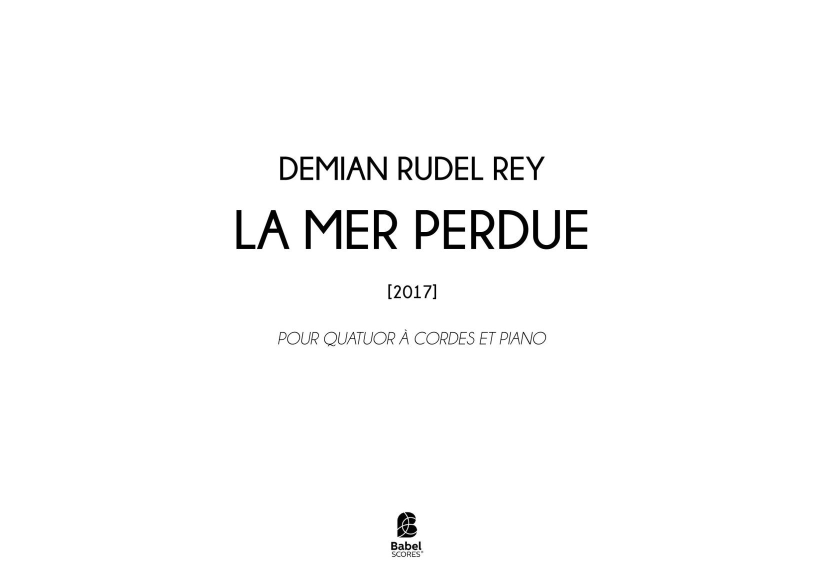 La mer perdue