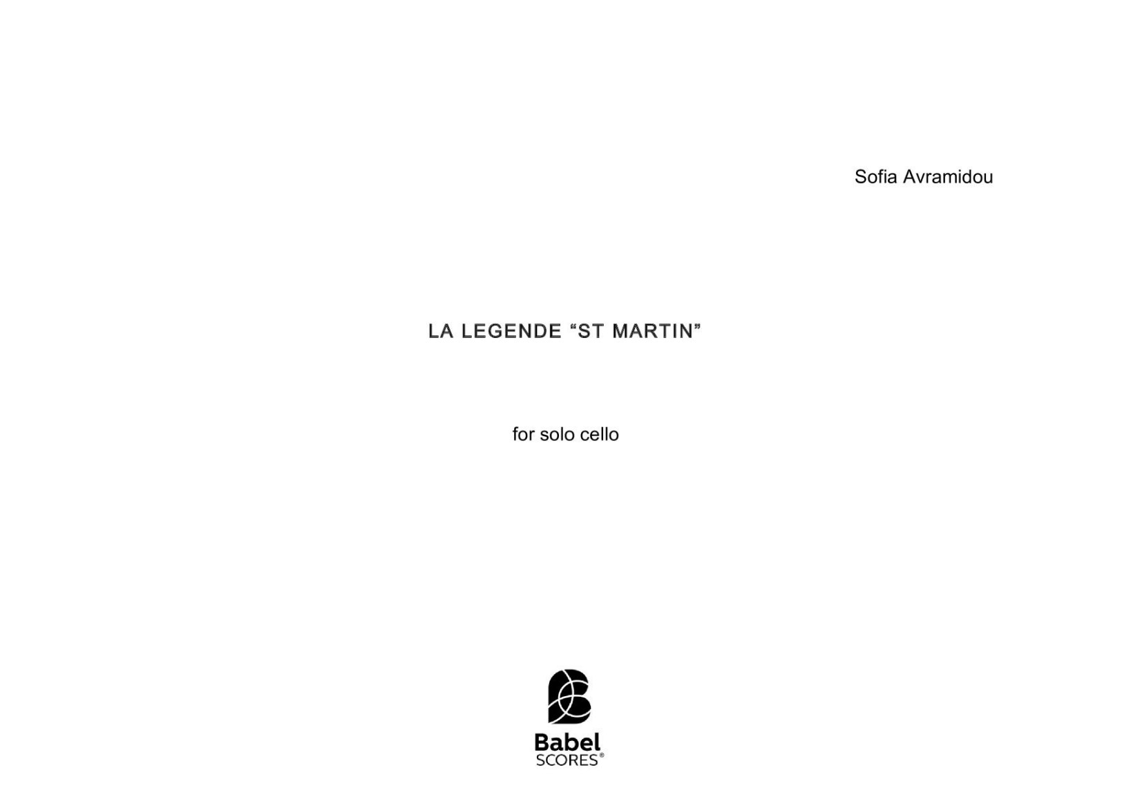 la lègende ''St Martin''