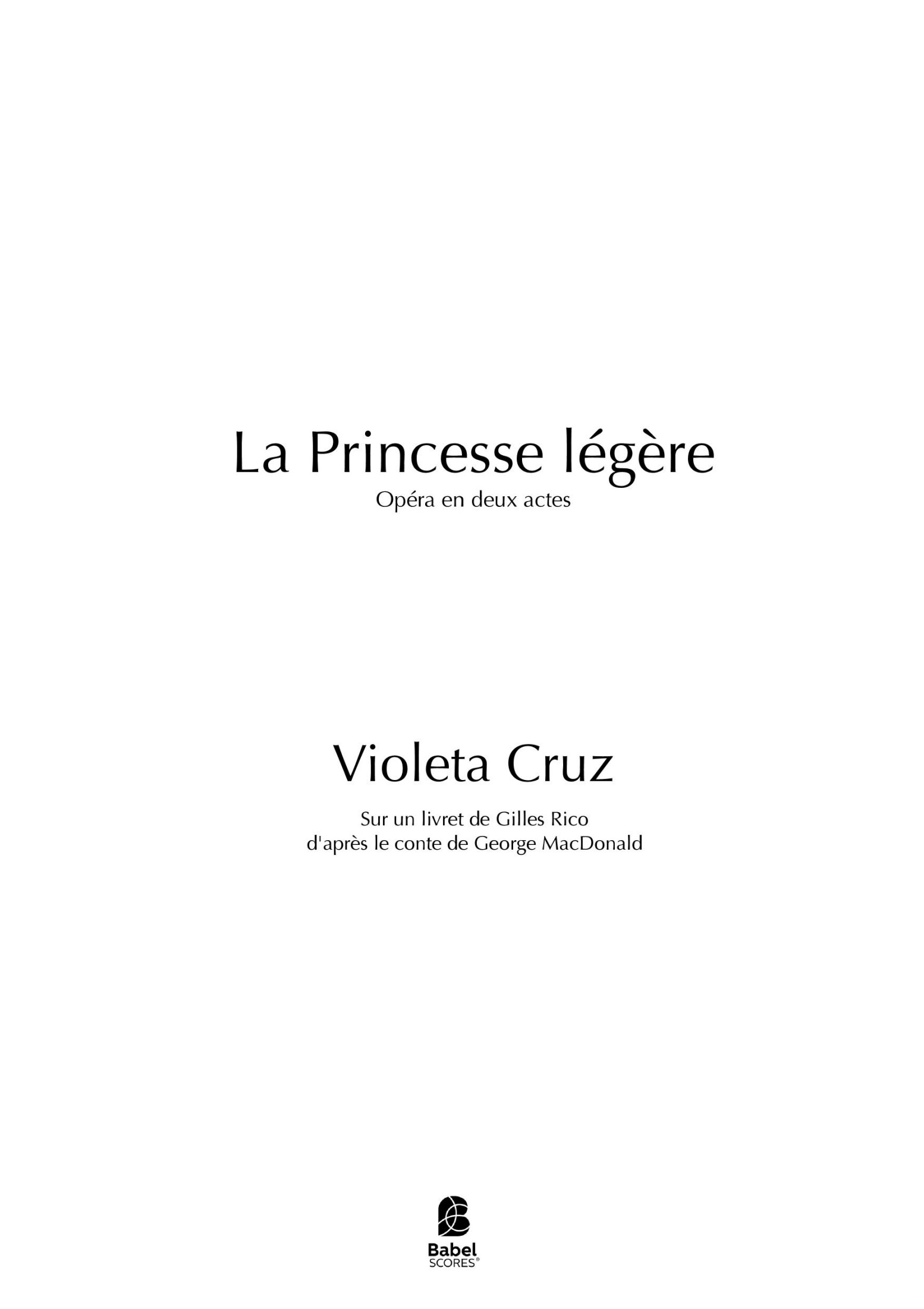 La princesse légère