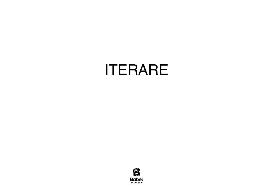Iterare