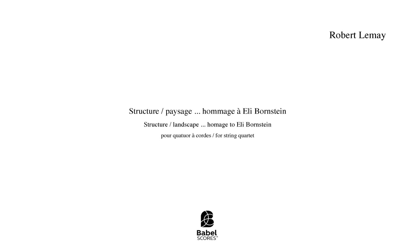 Structure - paysage