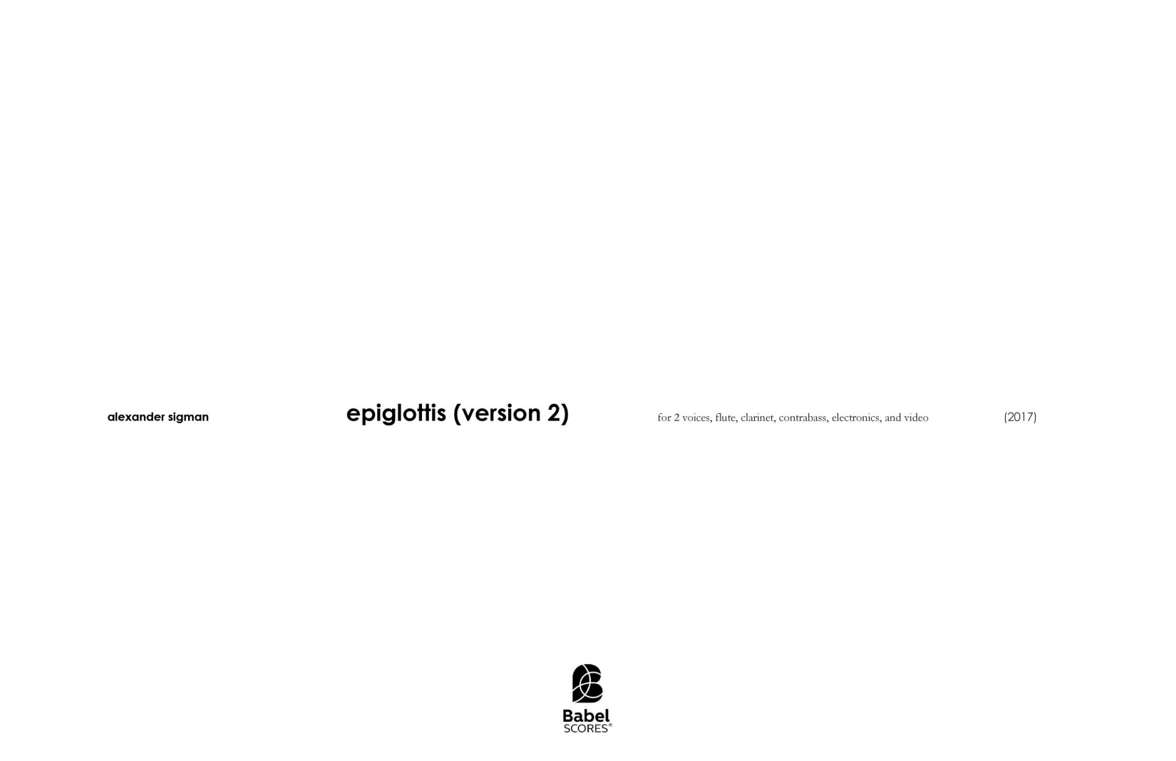 epiglottis, version 2