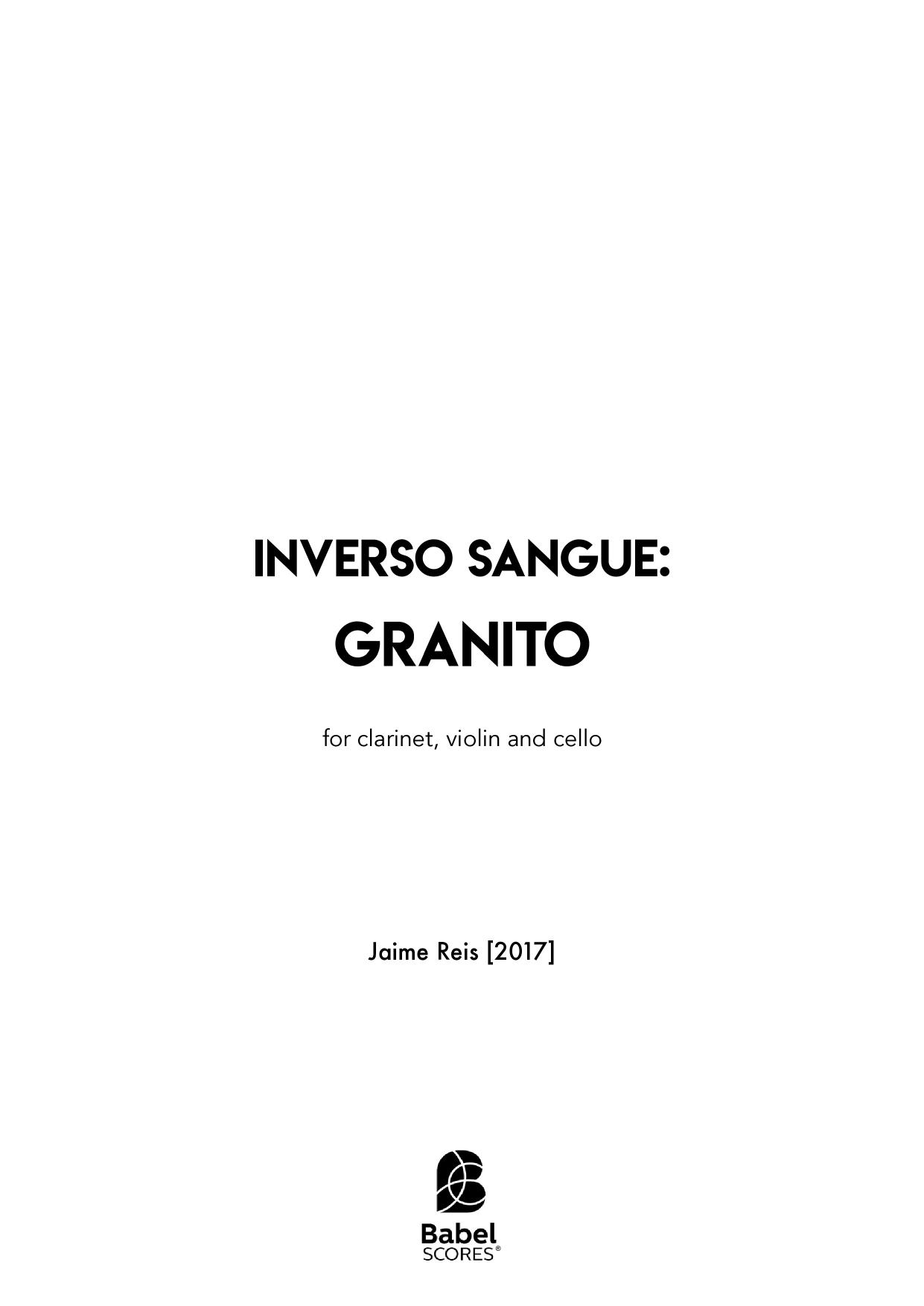 Inverso Sangue：Granito (II)