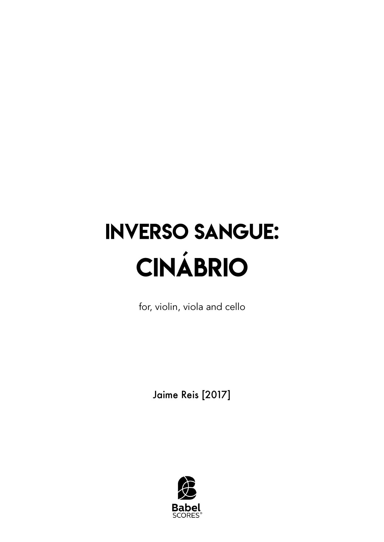 Inverso Sangue：Cinábrio (III)
