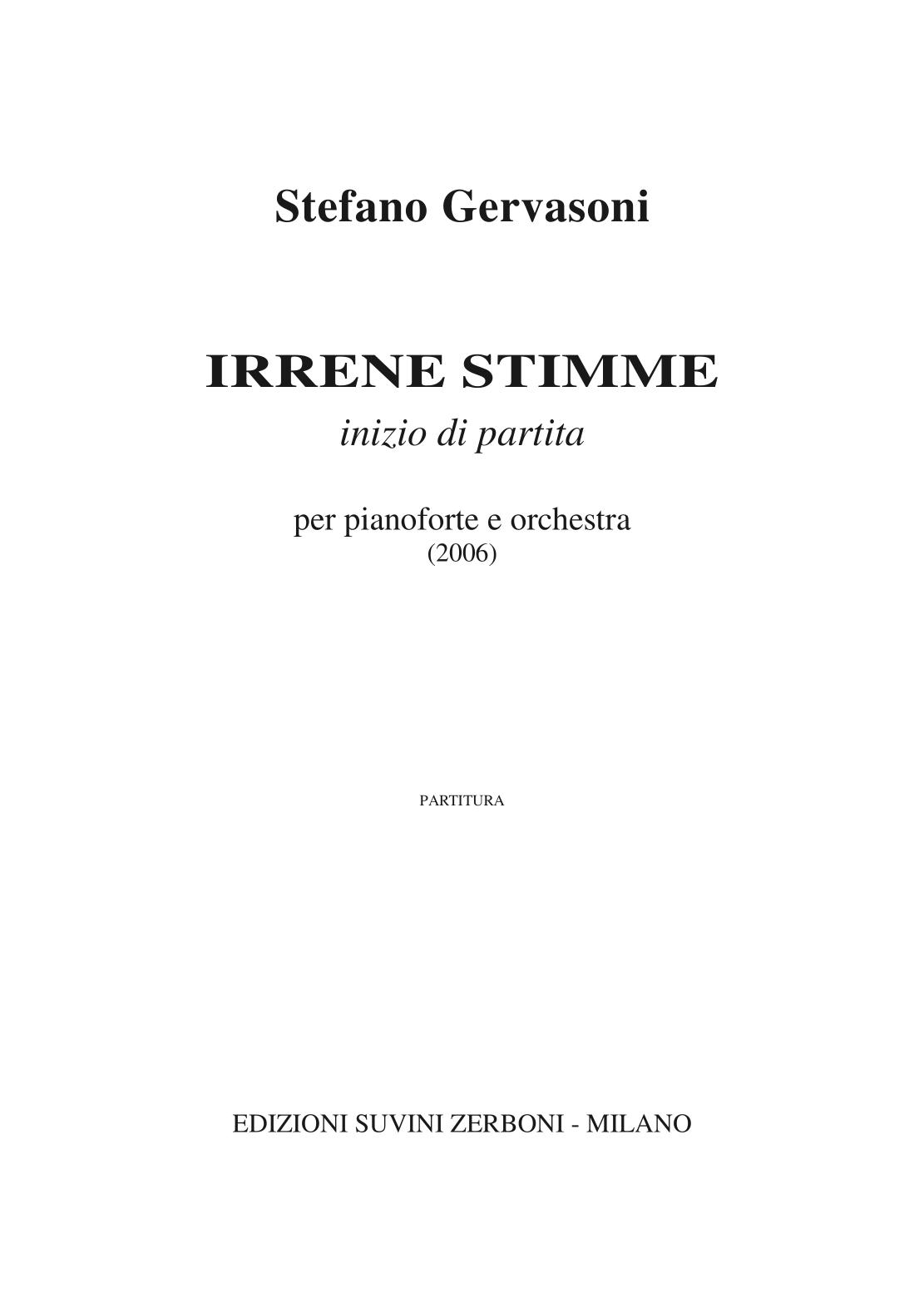 Irrene stimme