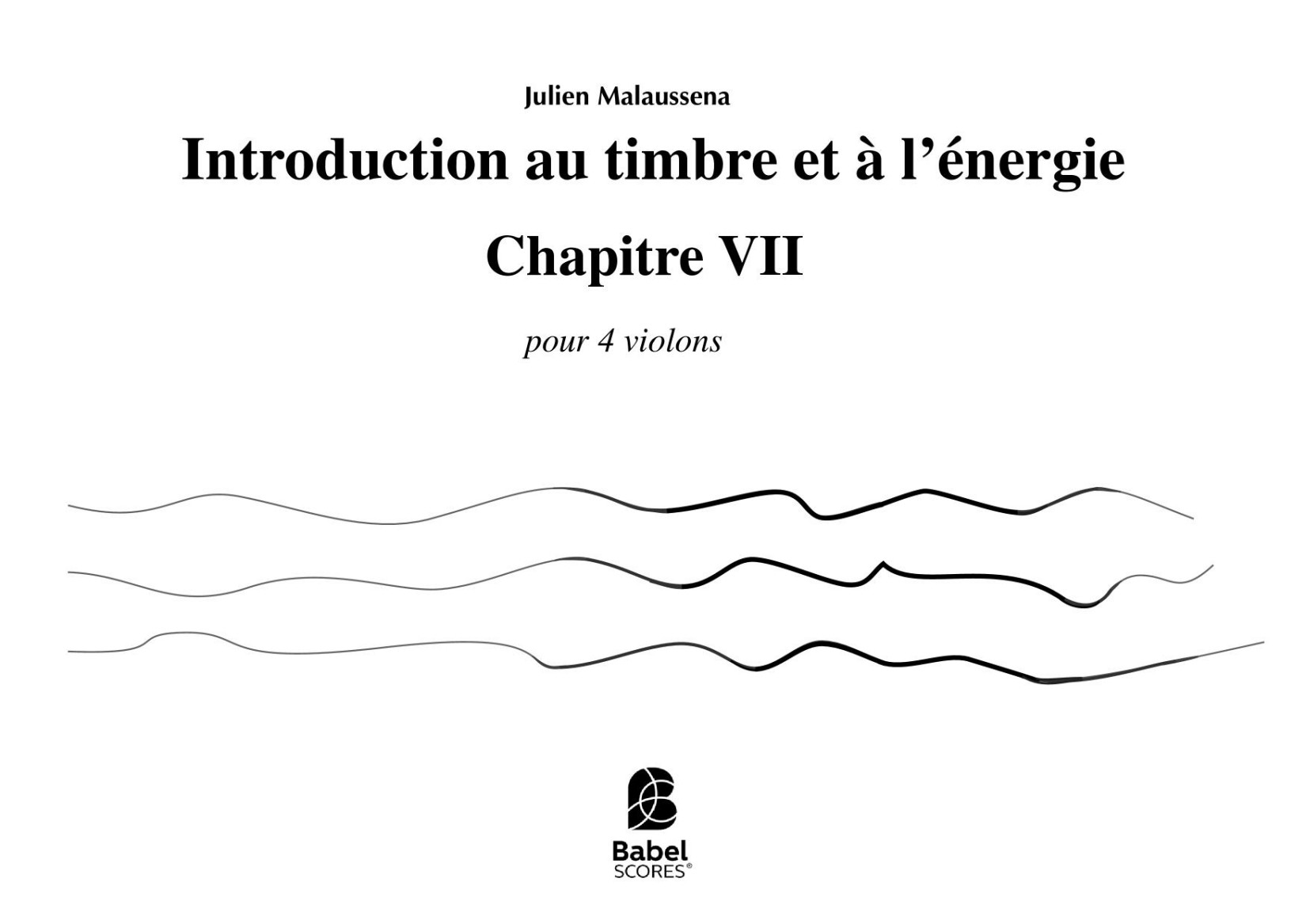 introduction au timbre et à l'énergie chapitre VII
