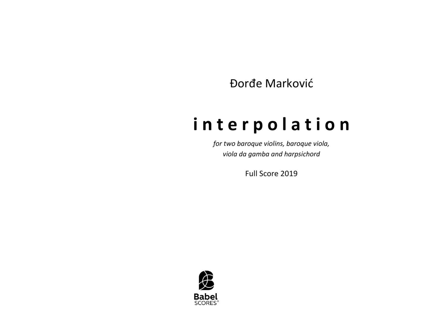 Interpolation