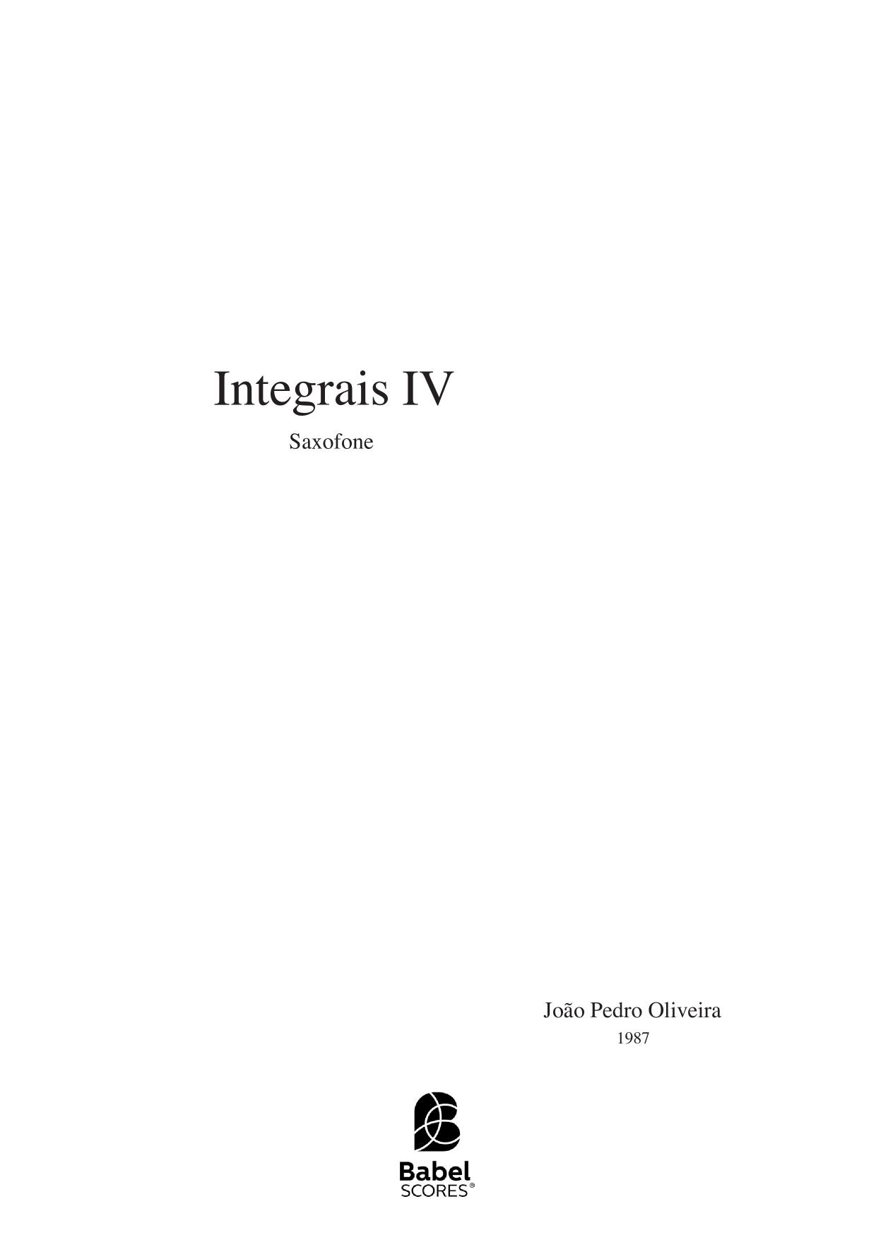 Integrais IV
