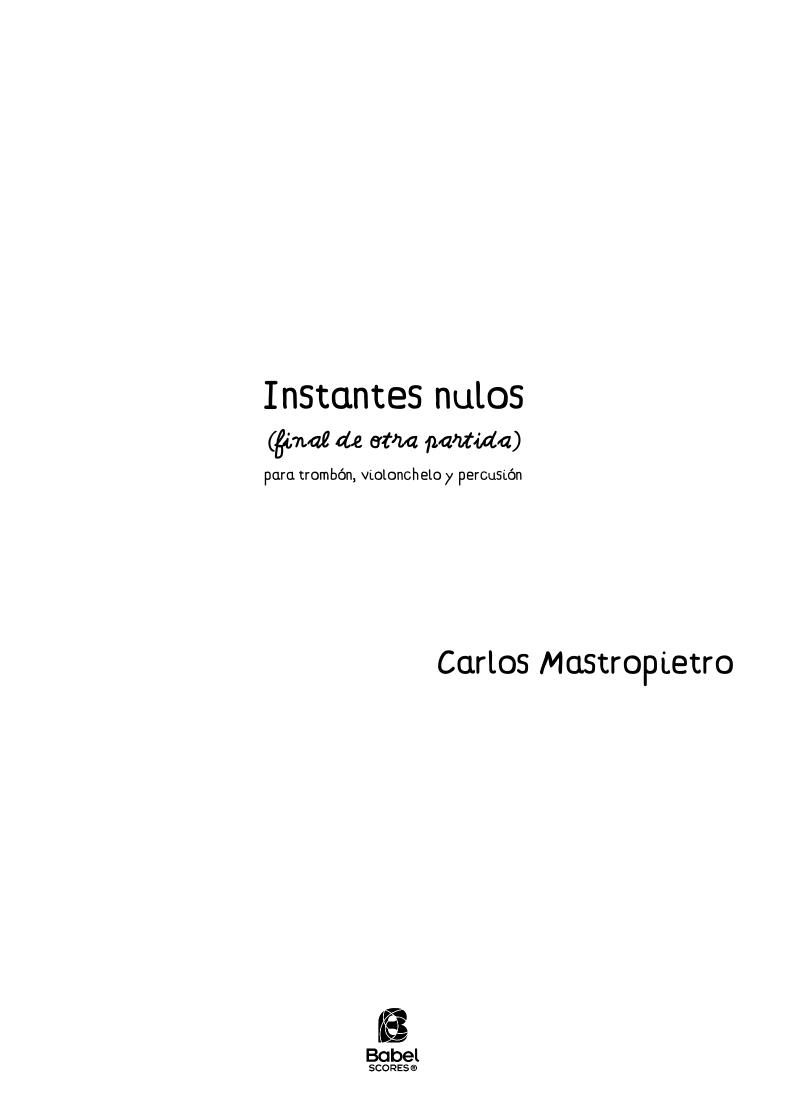 Instantes nulos (final de otra partida)