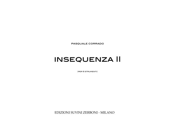 Insequenza II