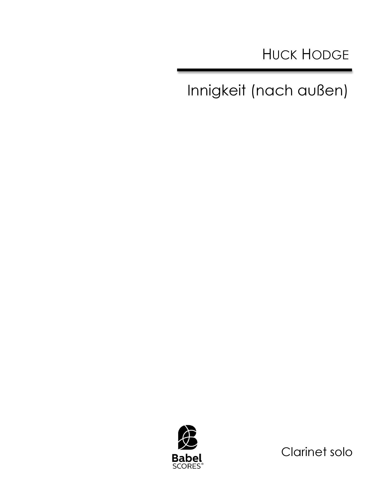 Innigkeit (nach aussen)