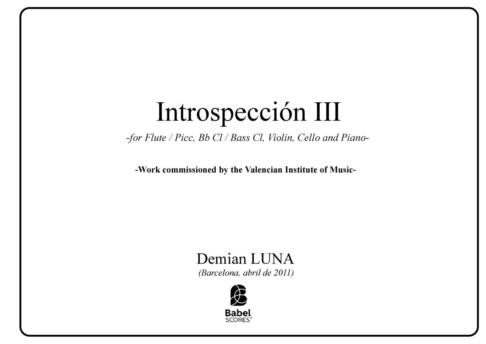 Introspección III