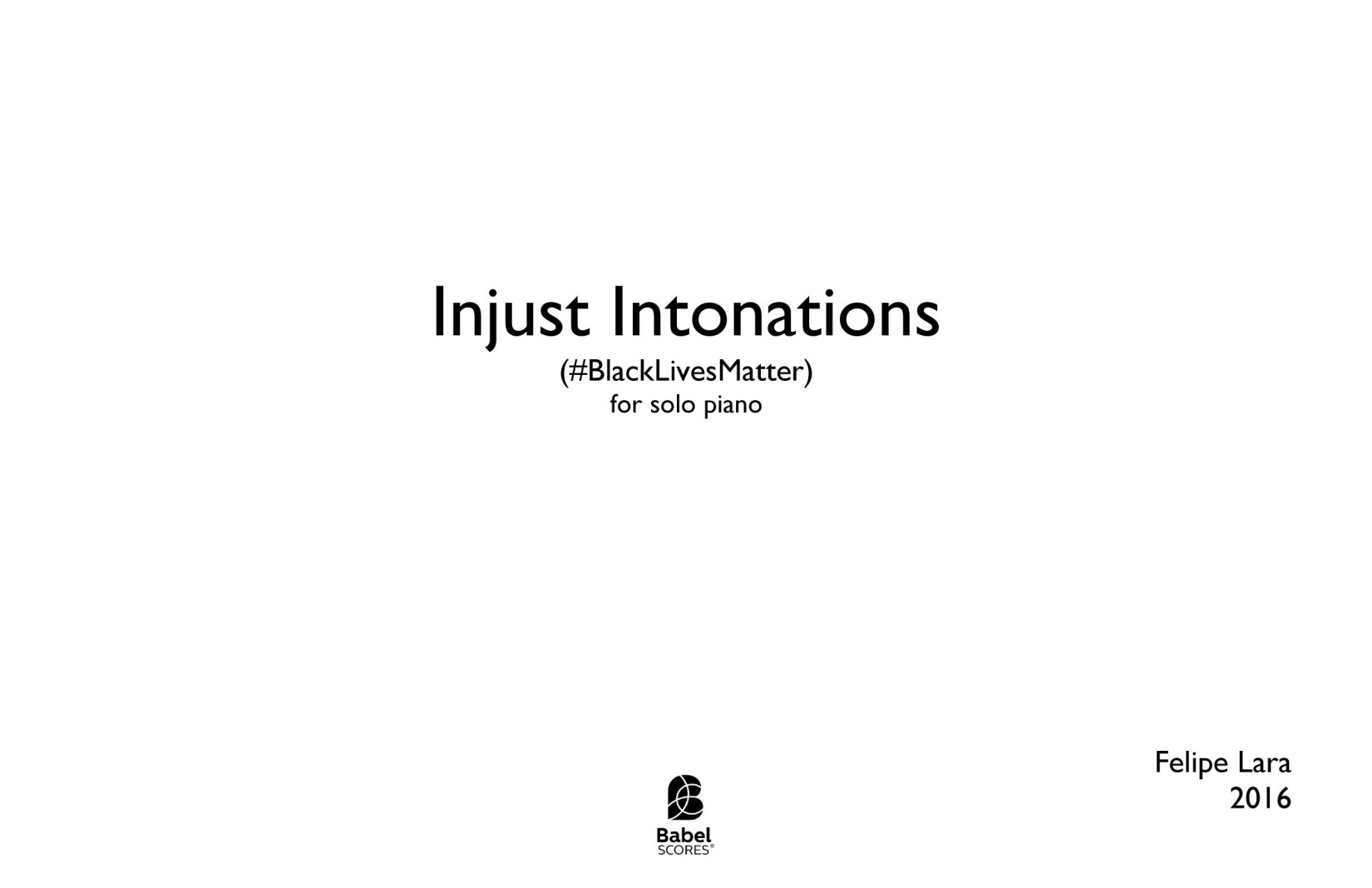 Injust Intonations