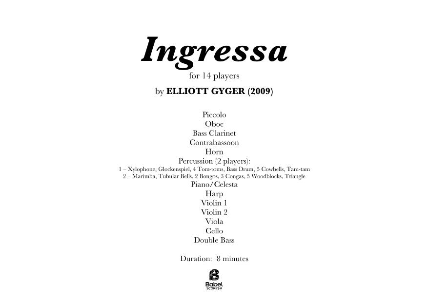 Ingressa