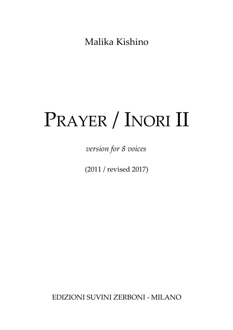 Inori Prayer II