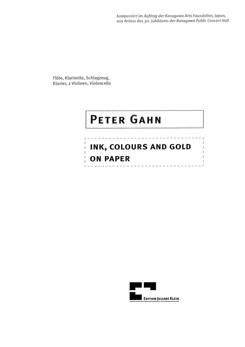 Ink, colours and gold on paper 1