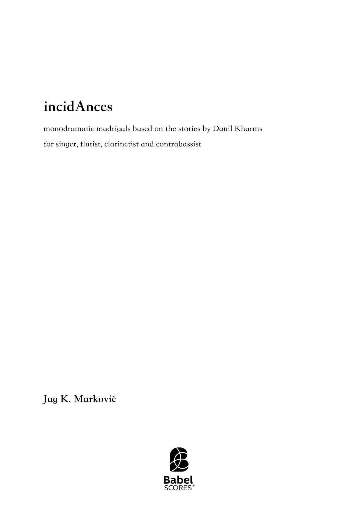 incidAnces