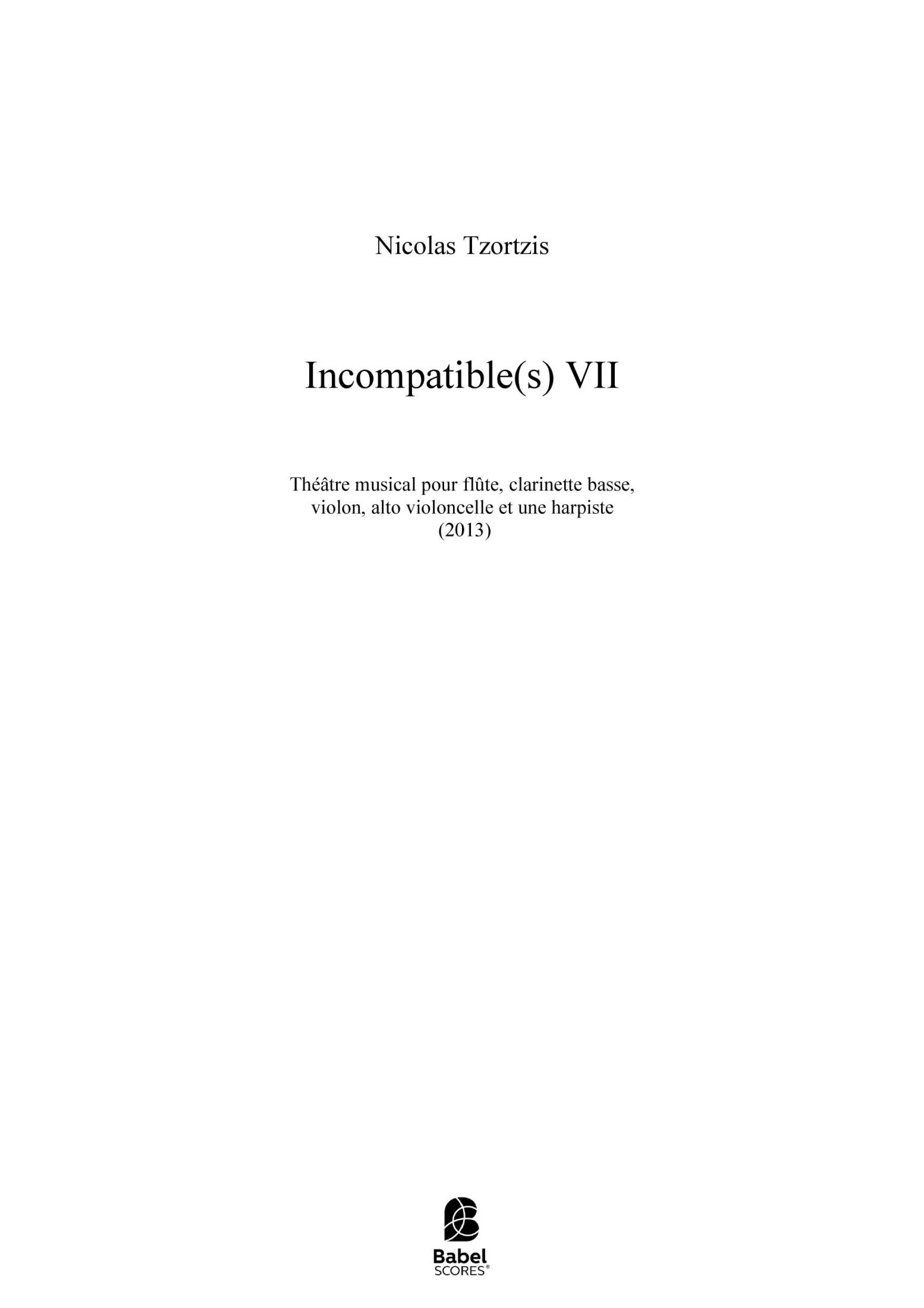 Incompatible(s) VII