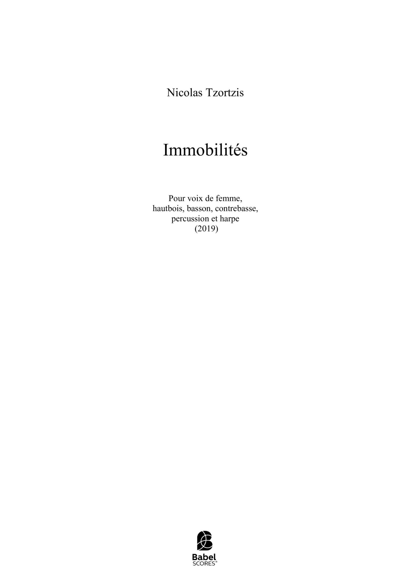 Immobilités