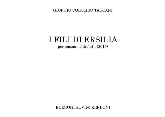 I fili di Ersilia