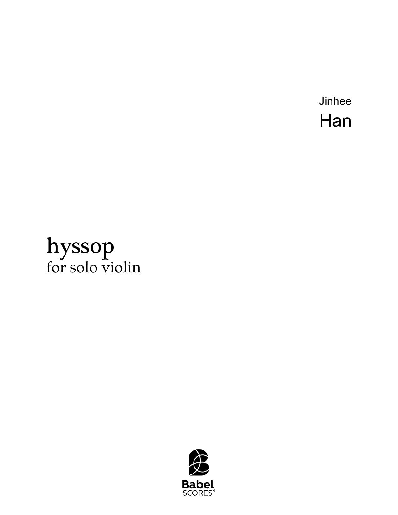 Hyssop