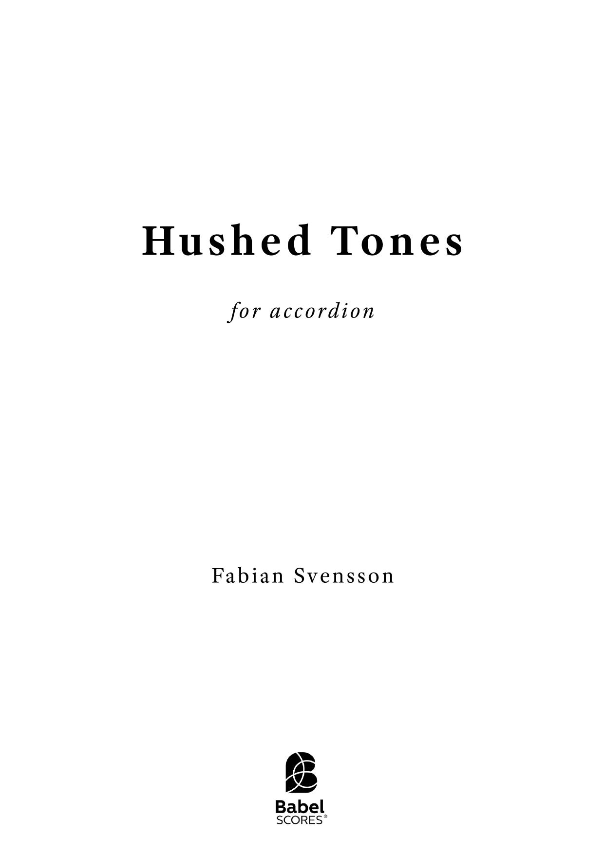 Hushed Tones