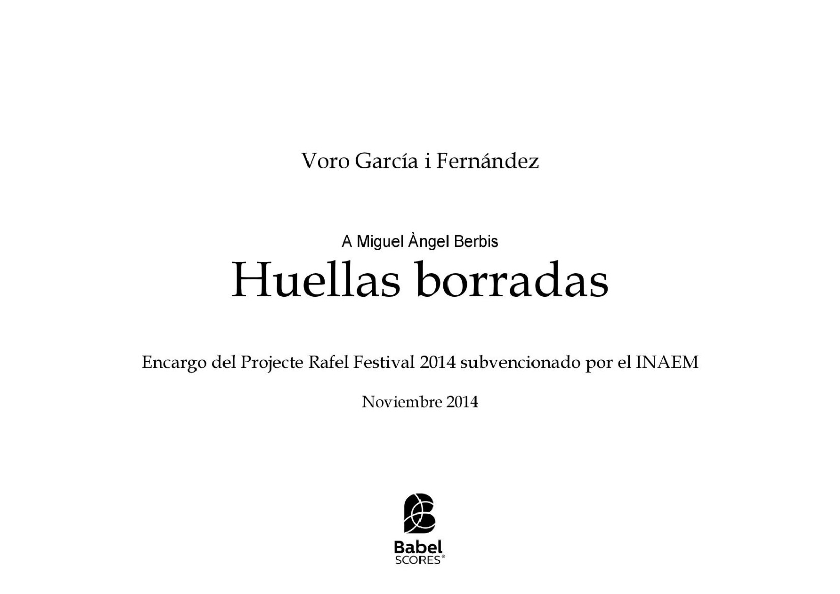 Huellas borradas
