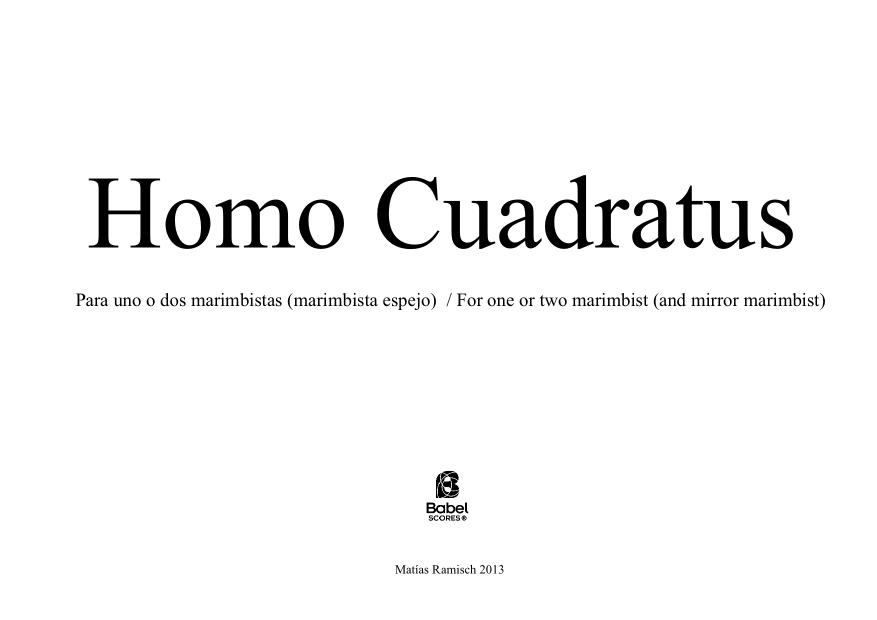 Homo Cuadratus