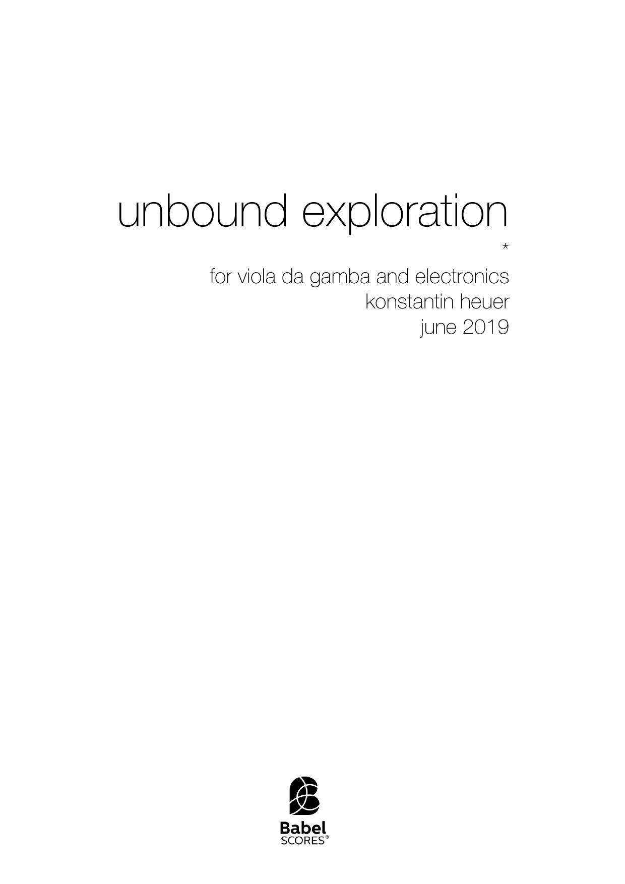 unbound exploration