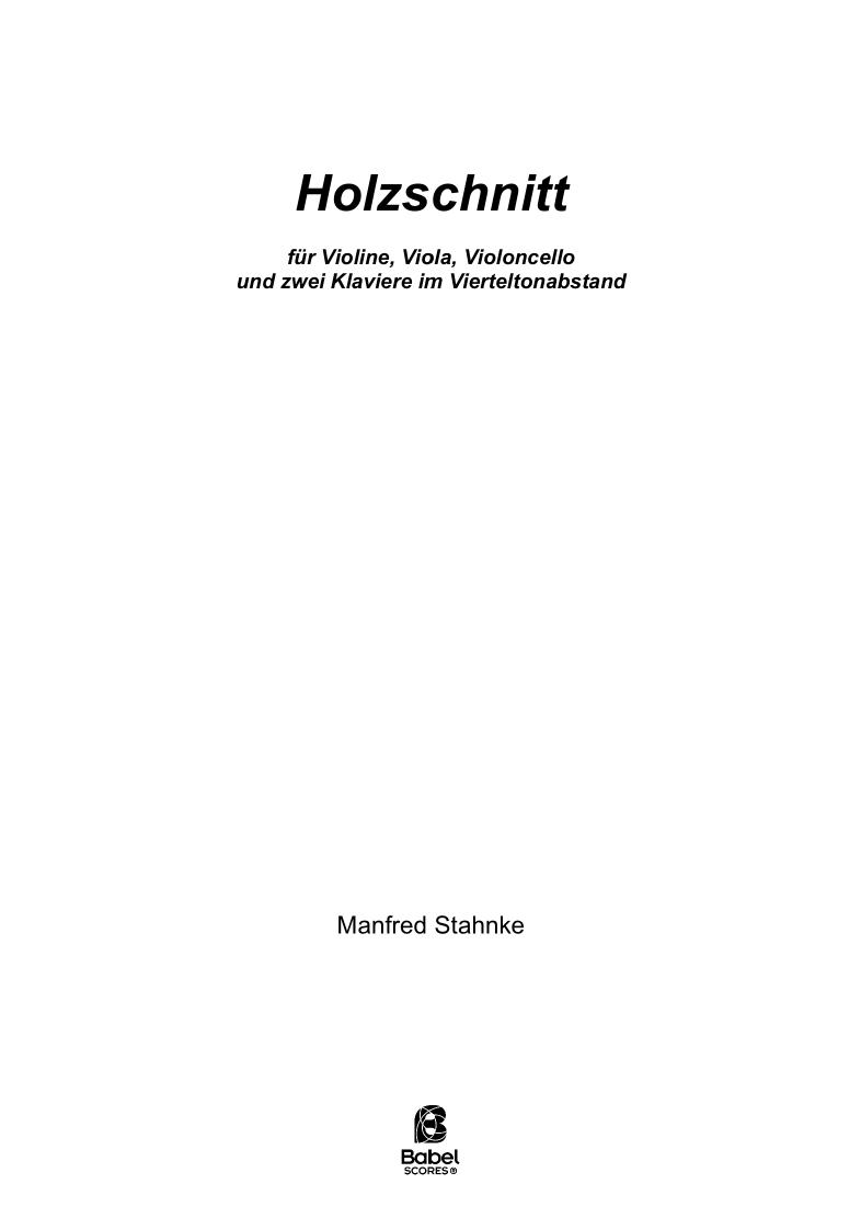 Holzschnitt